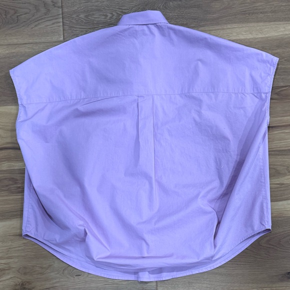 French Connection Popover Top - Lilac - Medium - Picture 4 of 9